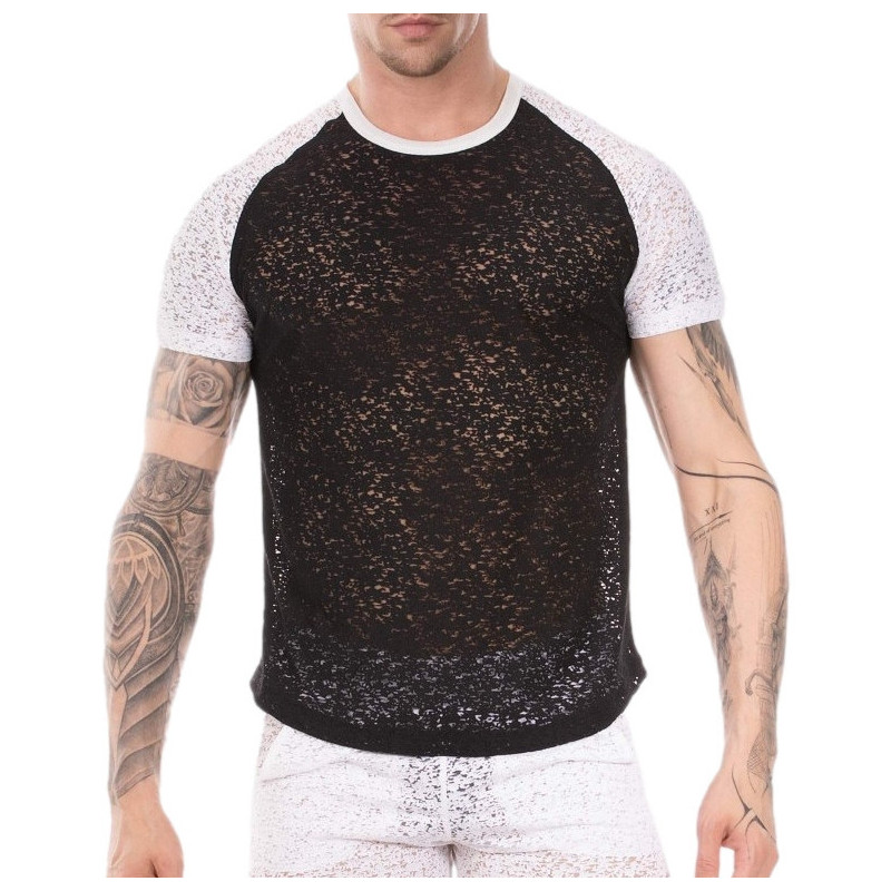 Barcode Berlin T-shirt Micah Noir-Blanc
